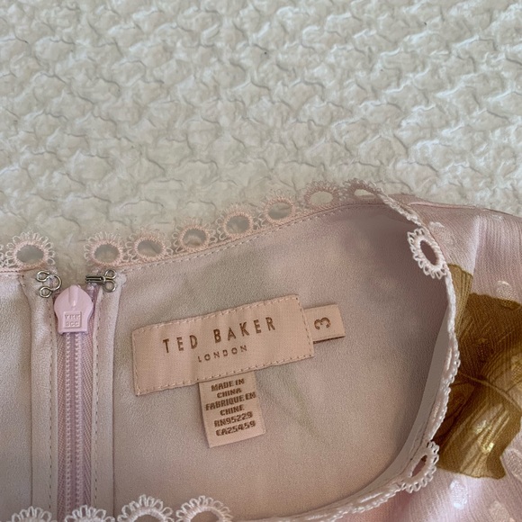 Ted Baker London floral dress size 3 - Picture 4 of 5